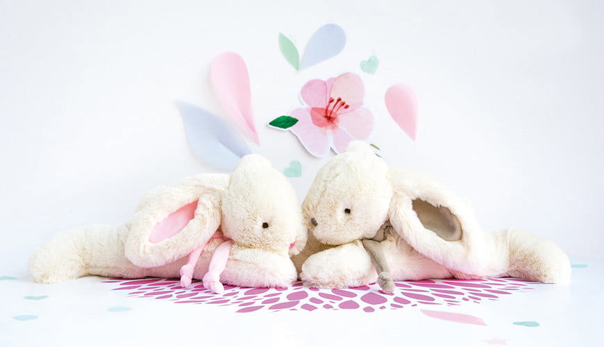 Bonbon Hase Rosa 30cm 4