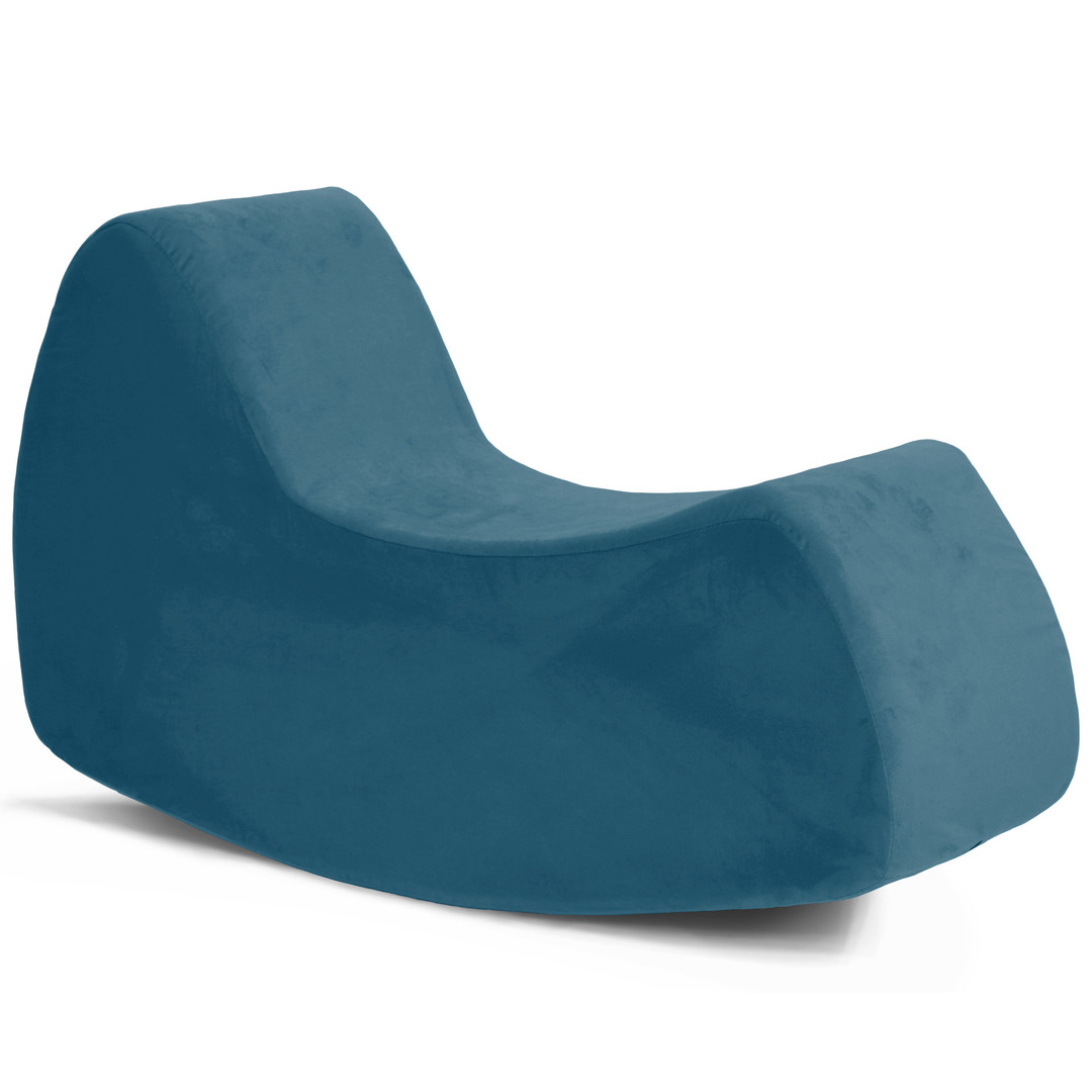 Hocker Rockmore Velvet Blau