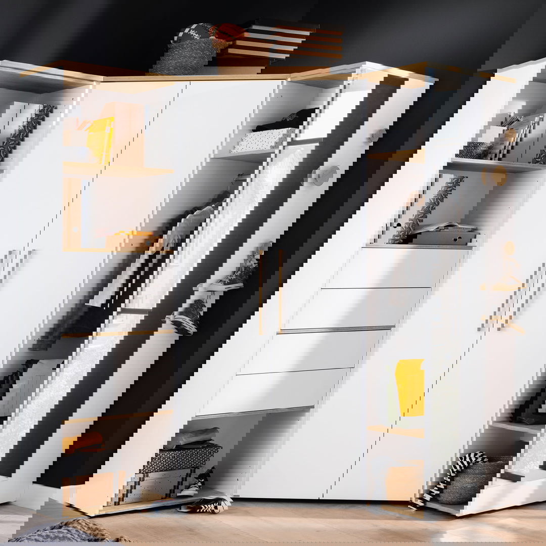 Regal Oscar für Eck-Kleiderschrank 4