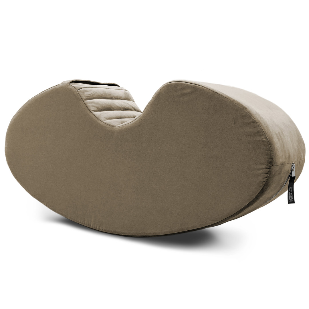 Hocker Rockon Velvet Nougat