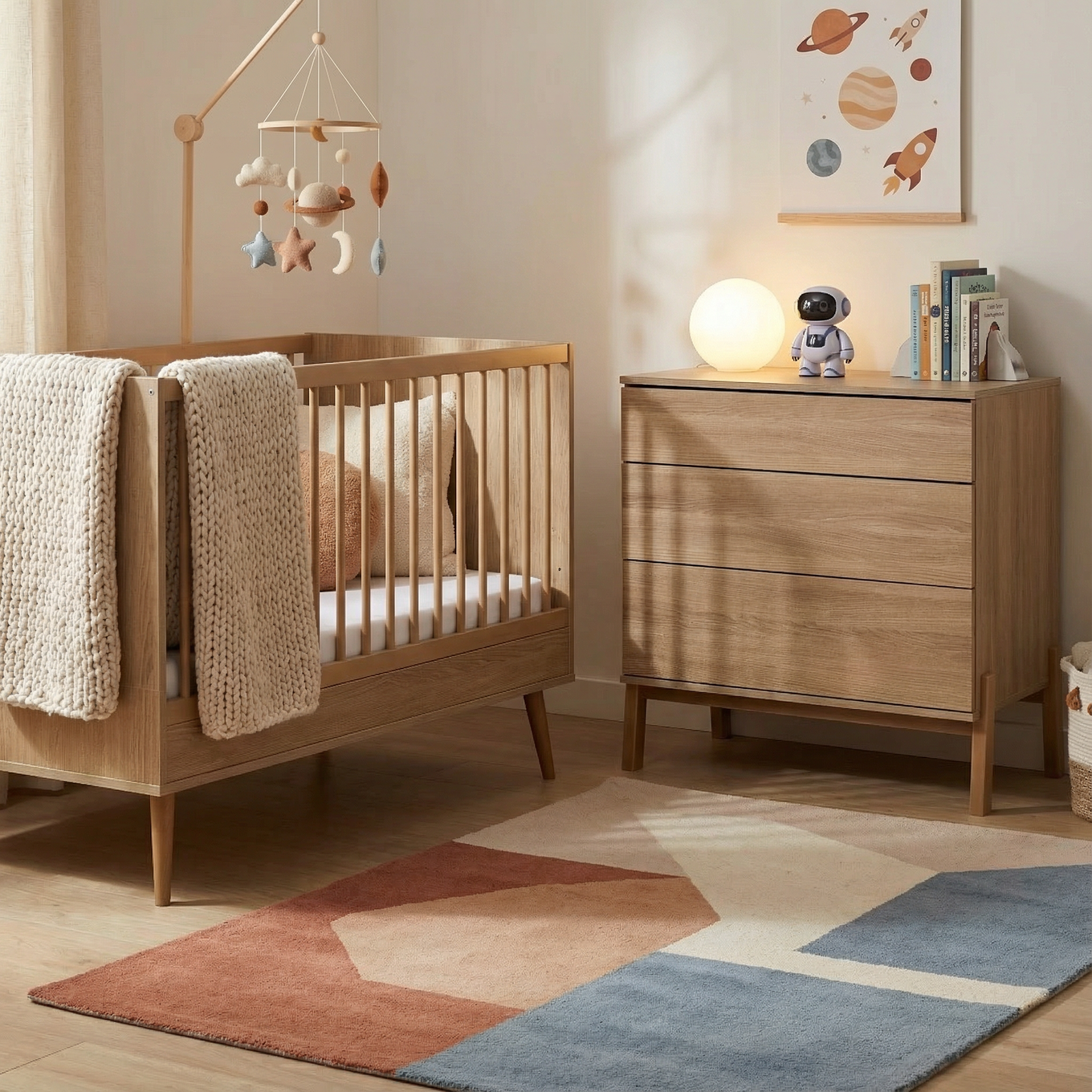 Babybett Flow  Honey Ash 6