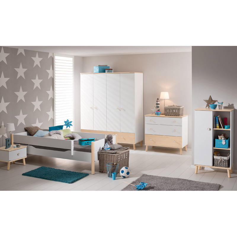 Bett Ylvie Weiss, 90 x 200 cm 3