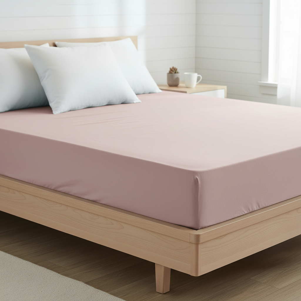 Fixleintuch Cotton Box Rosa, 120 x 200 cm 3