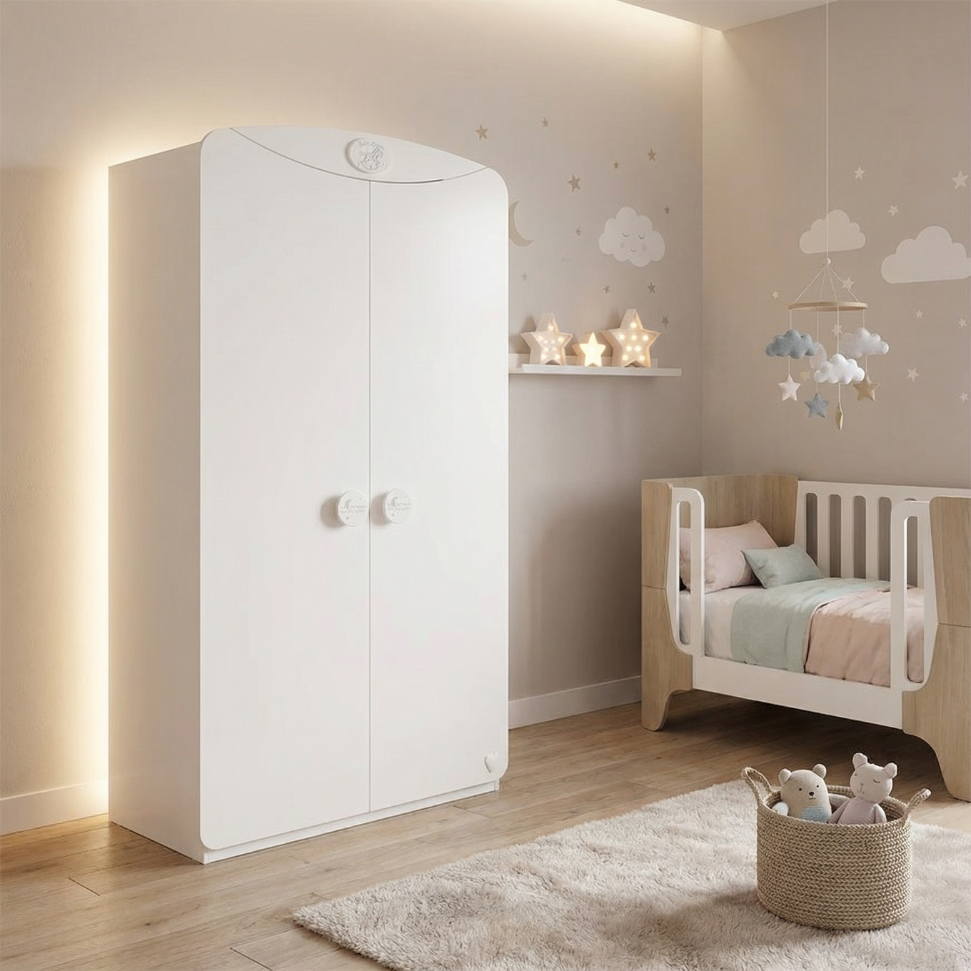 Kleiderschrank Baby Cotton 2-türig #2