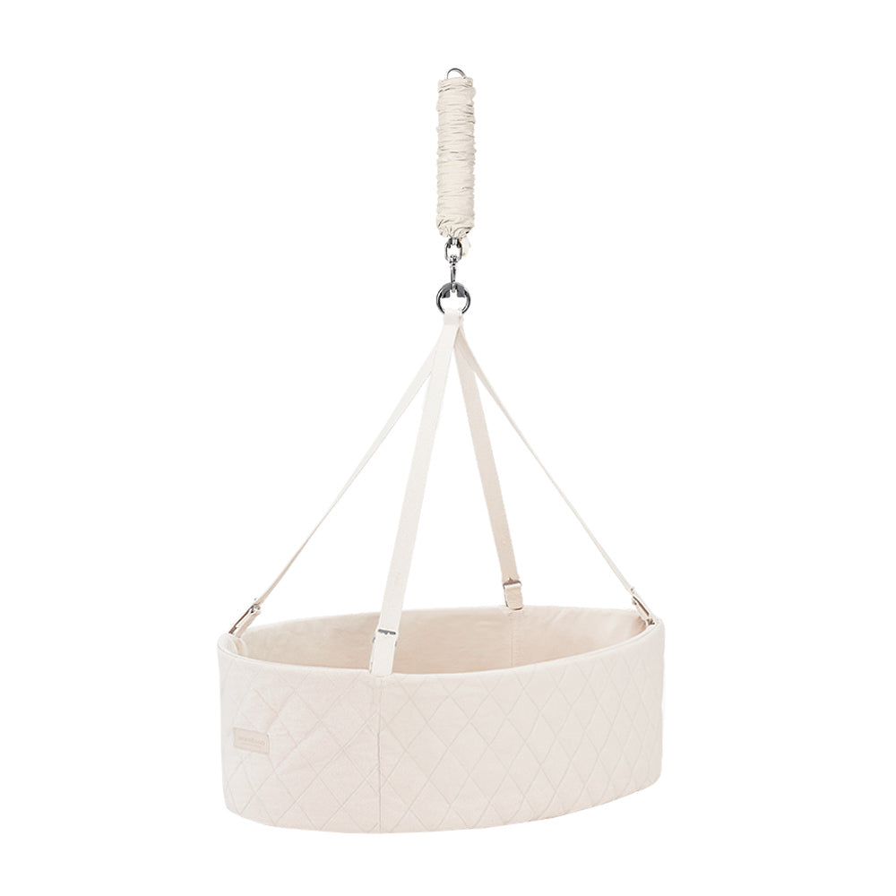 Babywiege Classic Bundle Connect Natur Grau 3