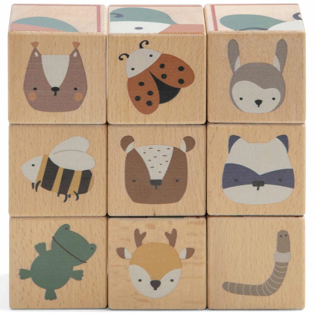 Würfel-Puzzle Woodland