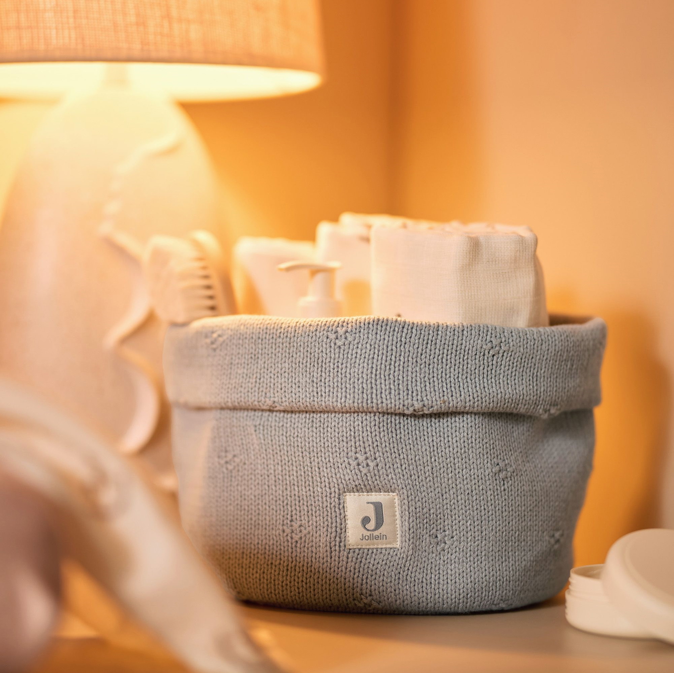 Pflegekörbchen Cosy Knit Grün #2