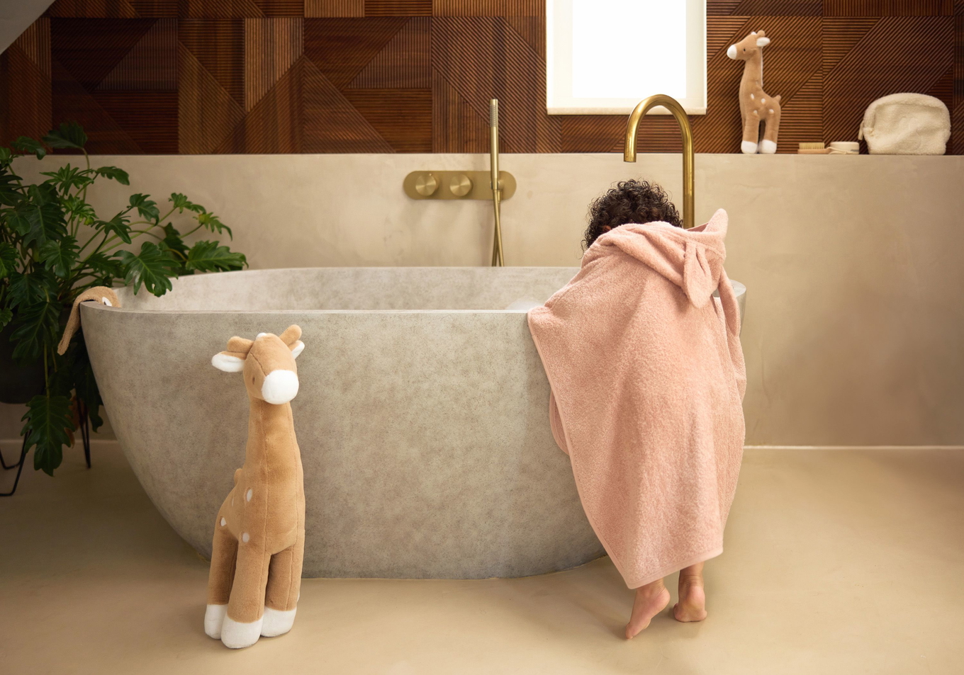 Badeponcho Frottee Wild Rose 7