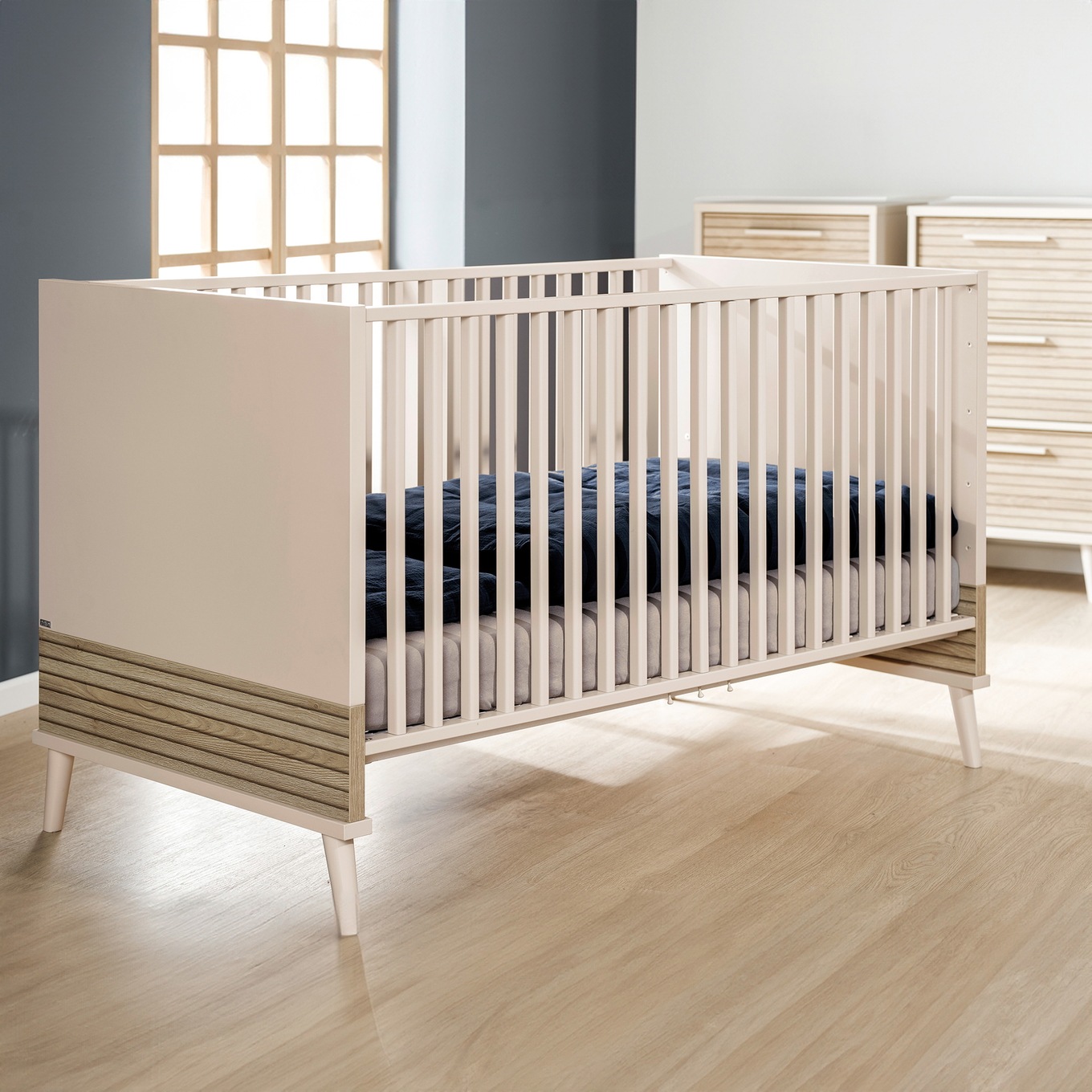 Babybett Eefje Groovy Oak #2