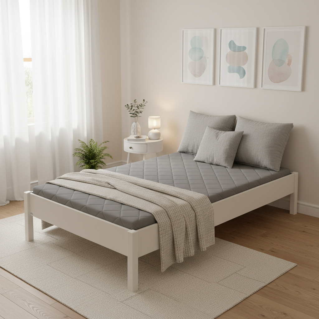 Studiobett Tiago Beige, 120 x 200 cm #2