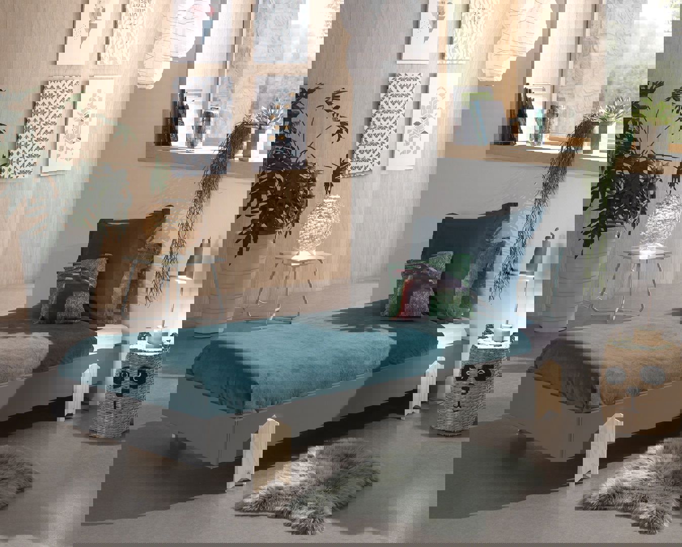 Bett Modulo Grau, Arrow #2