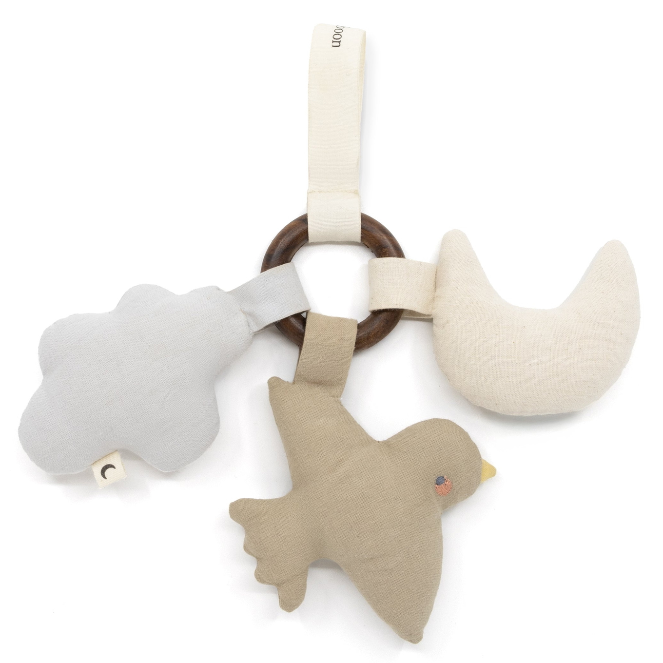 Greifling Vogel Sterne Mond