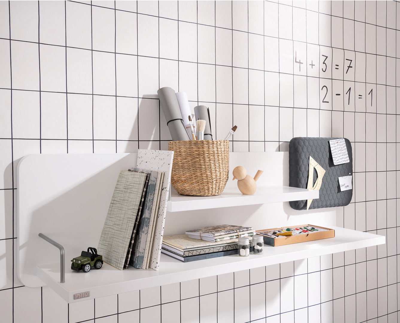 Wandregal Teenio Grau #2