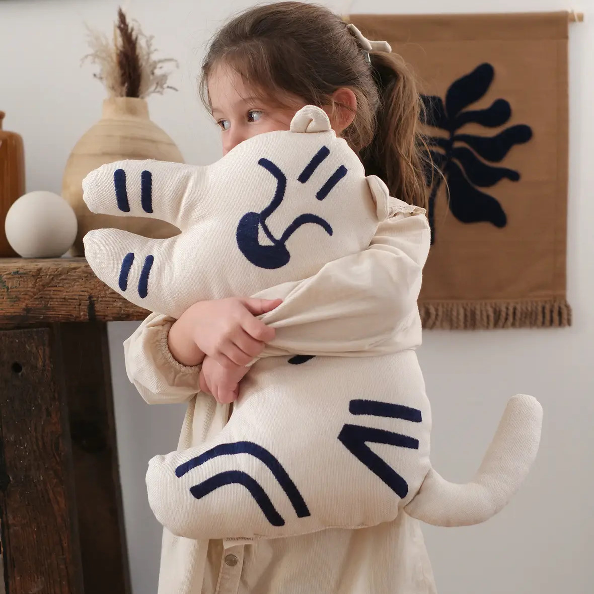 Dekokissen Tiger Blue #2