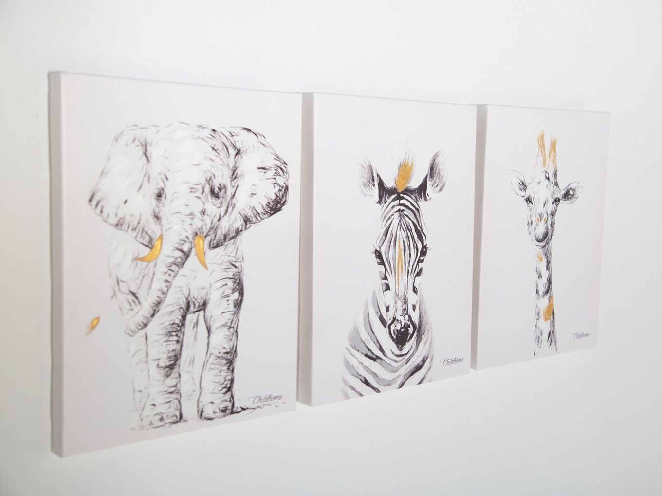 Ölgemälde Elefant #2