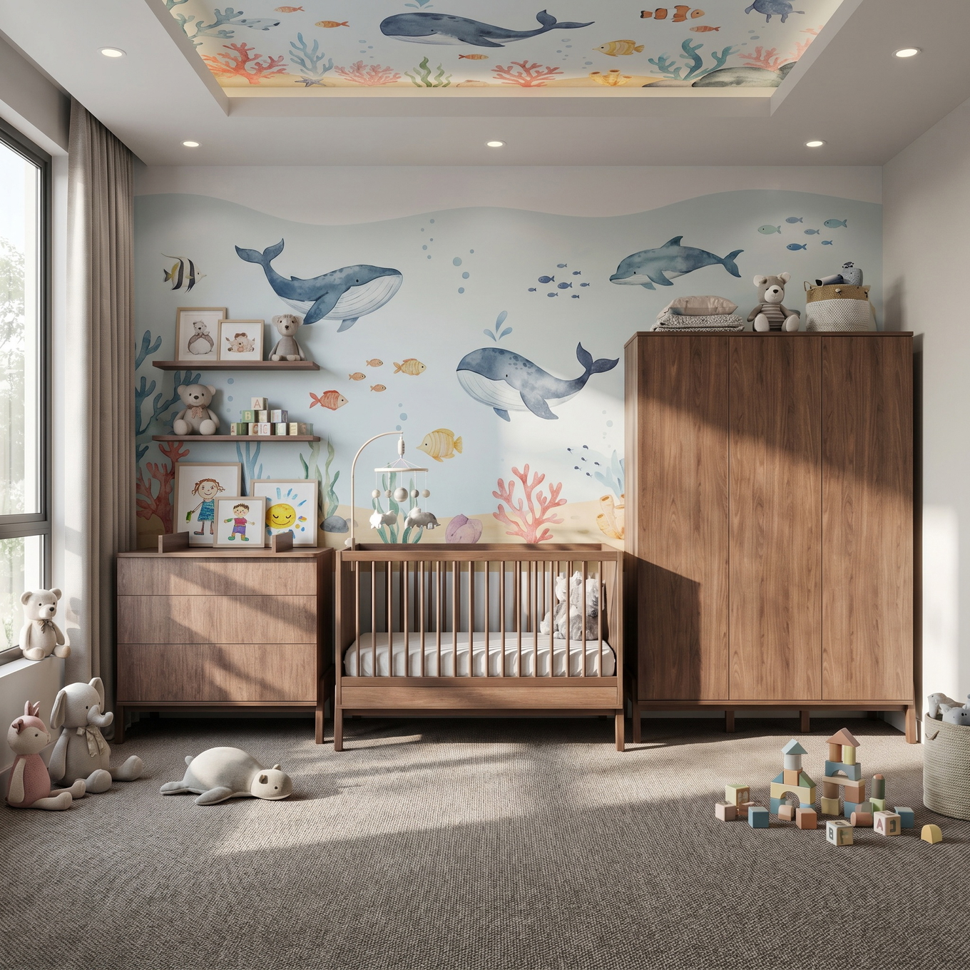 Babyzimmer Ashi Set 3-teilig  Chestnut #2