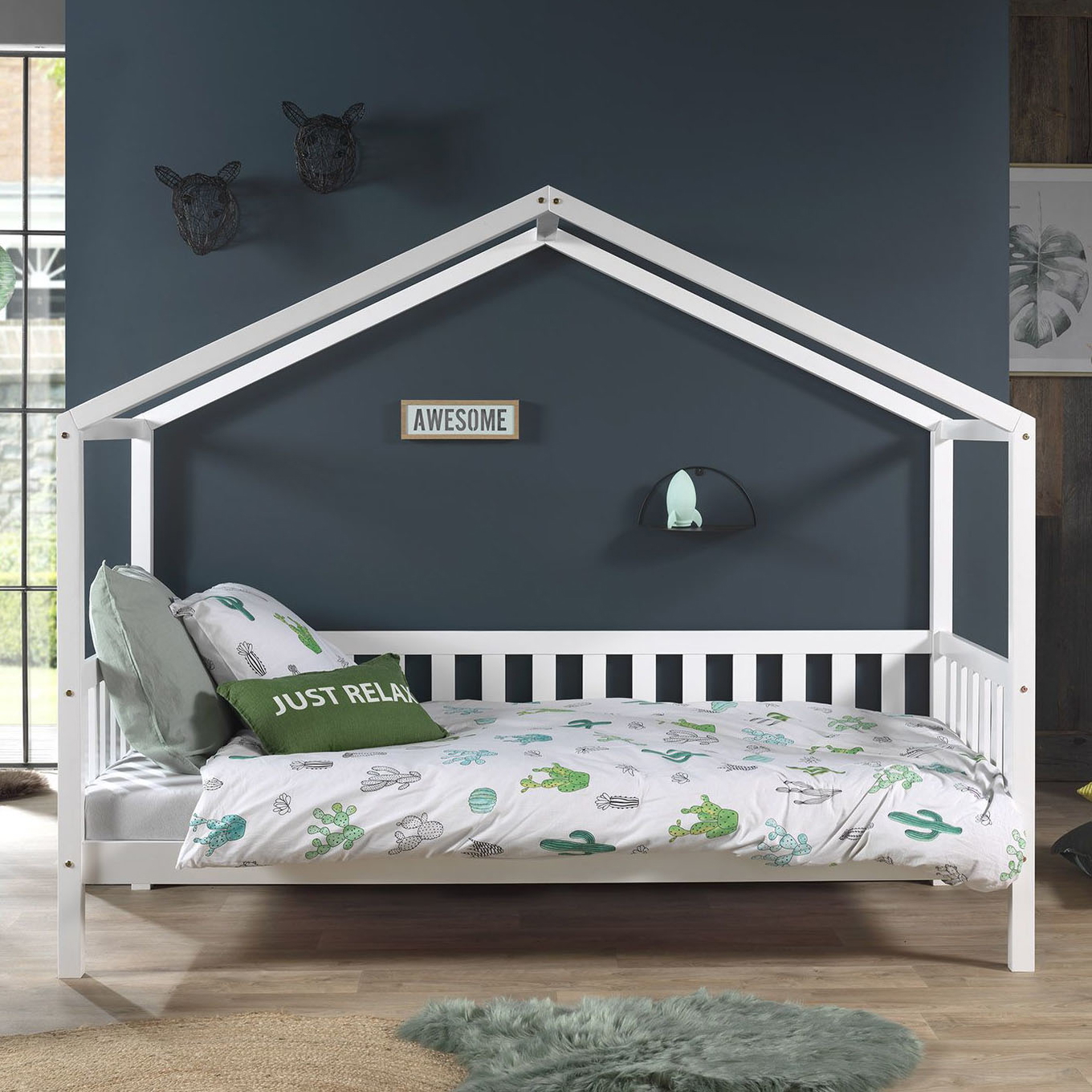 Hausbett Dallas Weiss #2