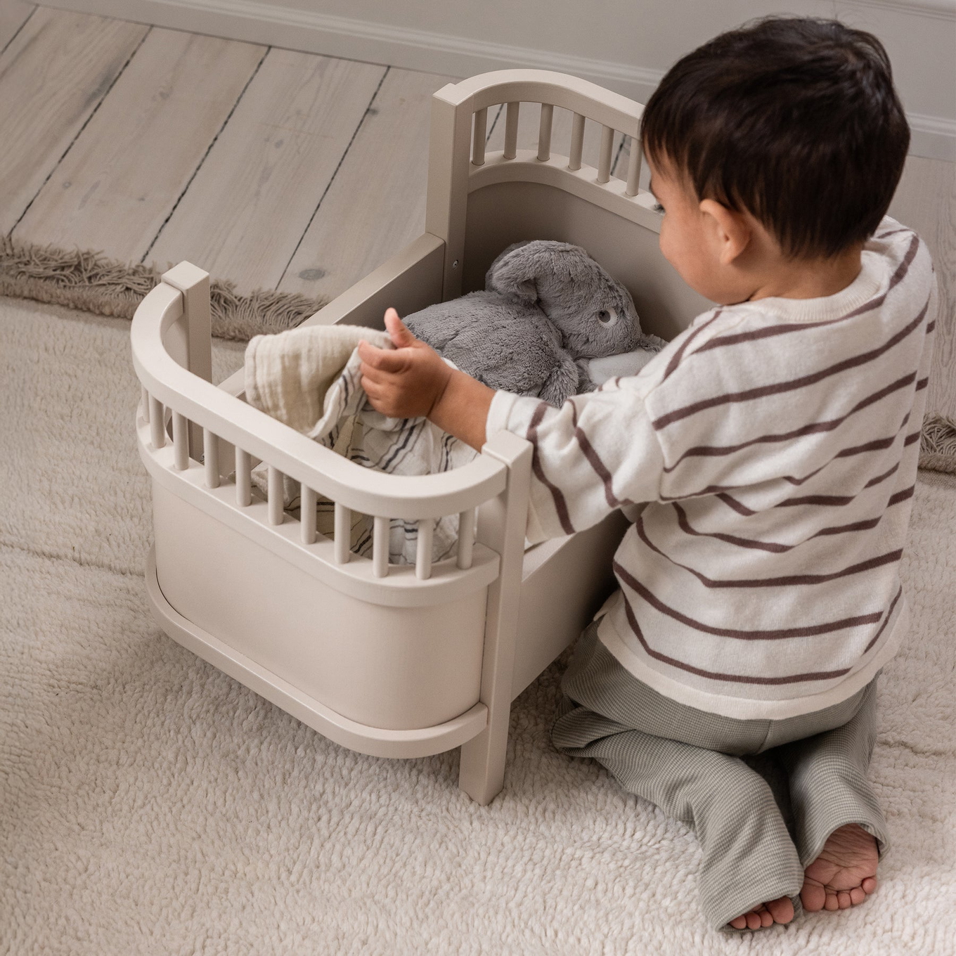 Sebra Puppenbett inkl. Matratze Birchbark Rose #2