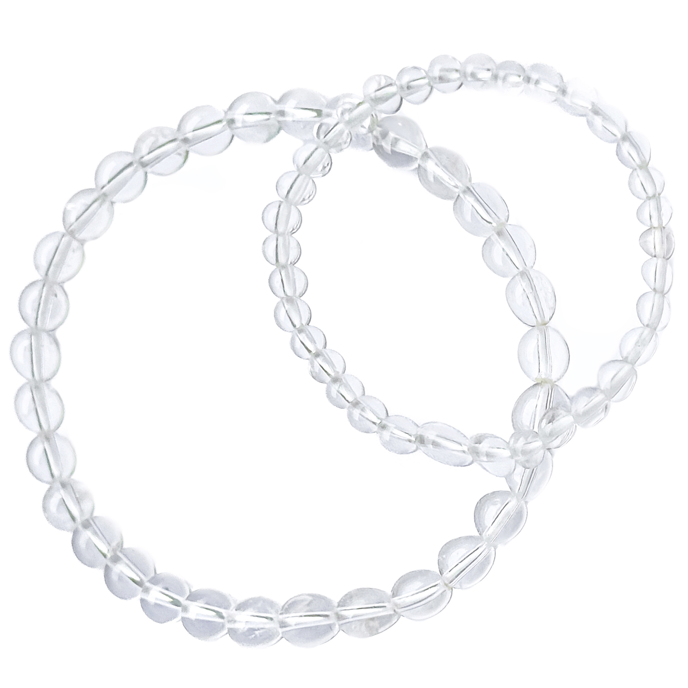 Mutter & Kind Armbänder-Set Bergkristall