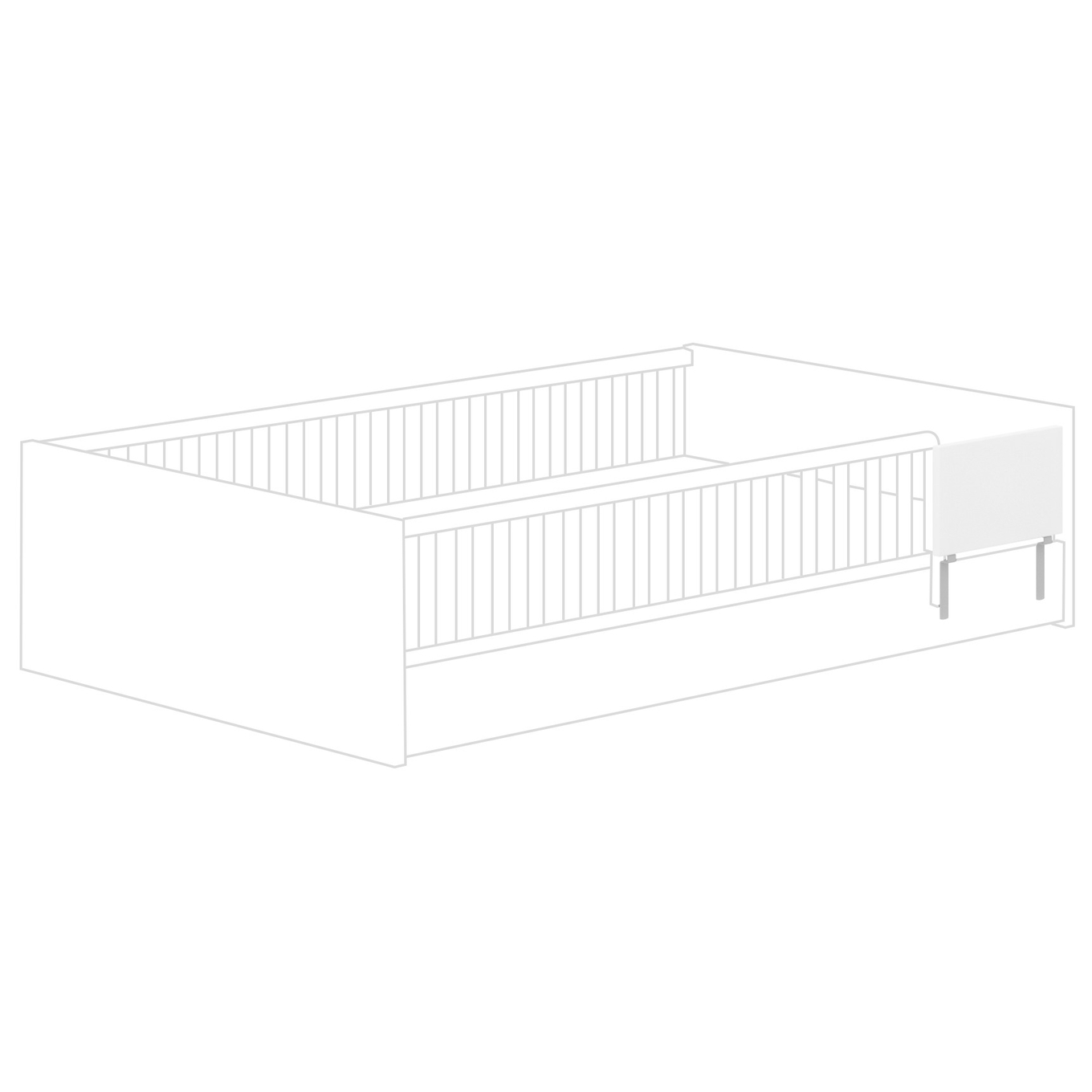 Rausfallschutz Little Flo Weiss