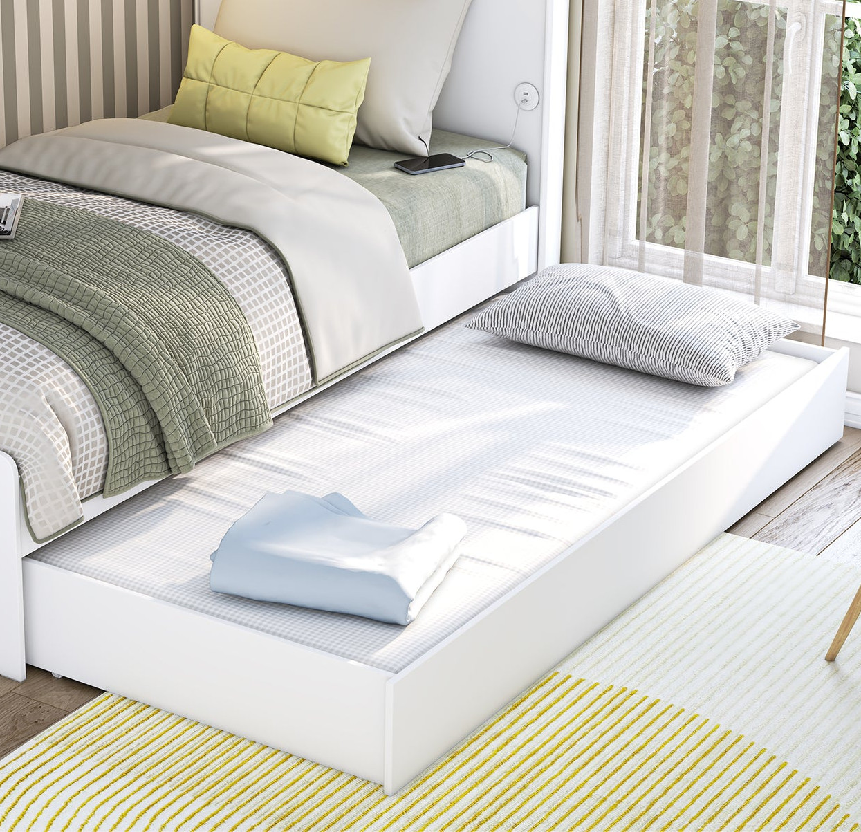 Ausziehkasten Varia White 90x190cm #2