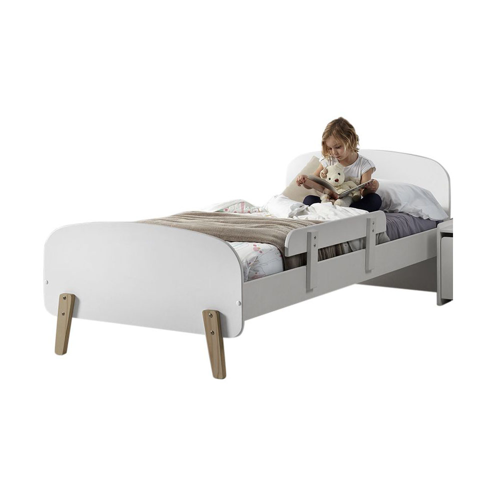 Bett Kiddy inkl. Absturzsicherung Weiss