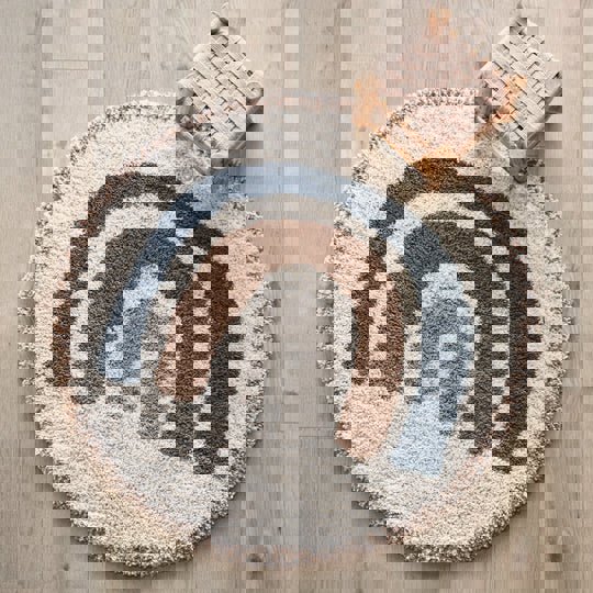 Teppich Bohemian Rainbow Blau #2