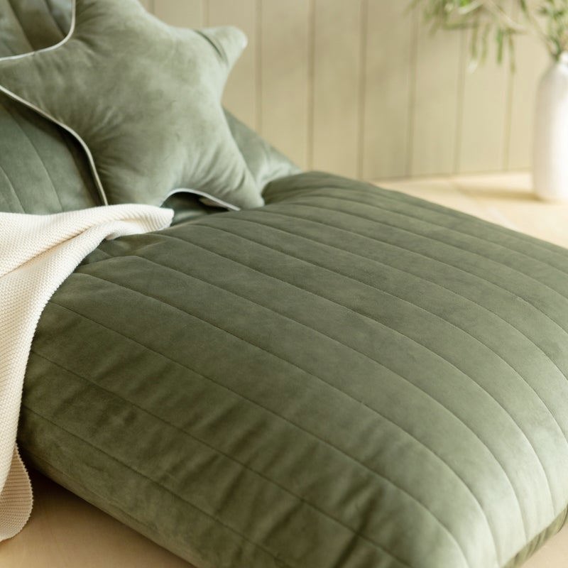 Sitzsack Essaouira Velvet Olive Grün 5