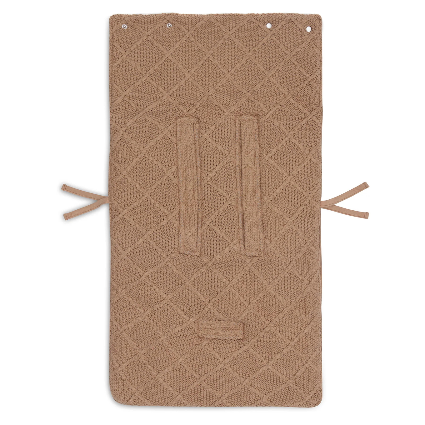 Fusssack für Babyschale Check Knit Biscuit 3