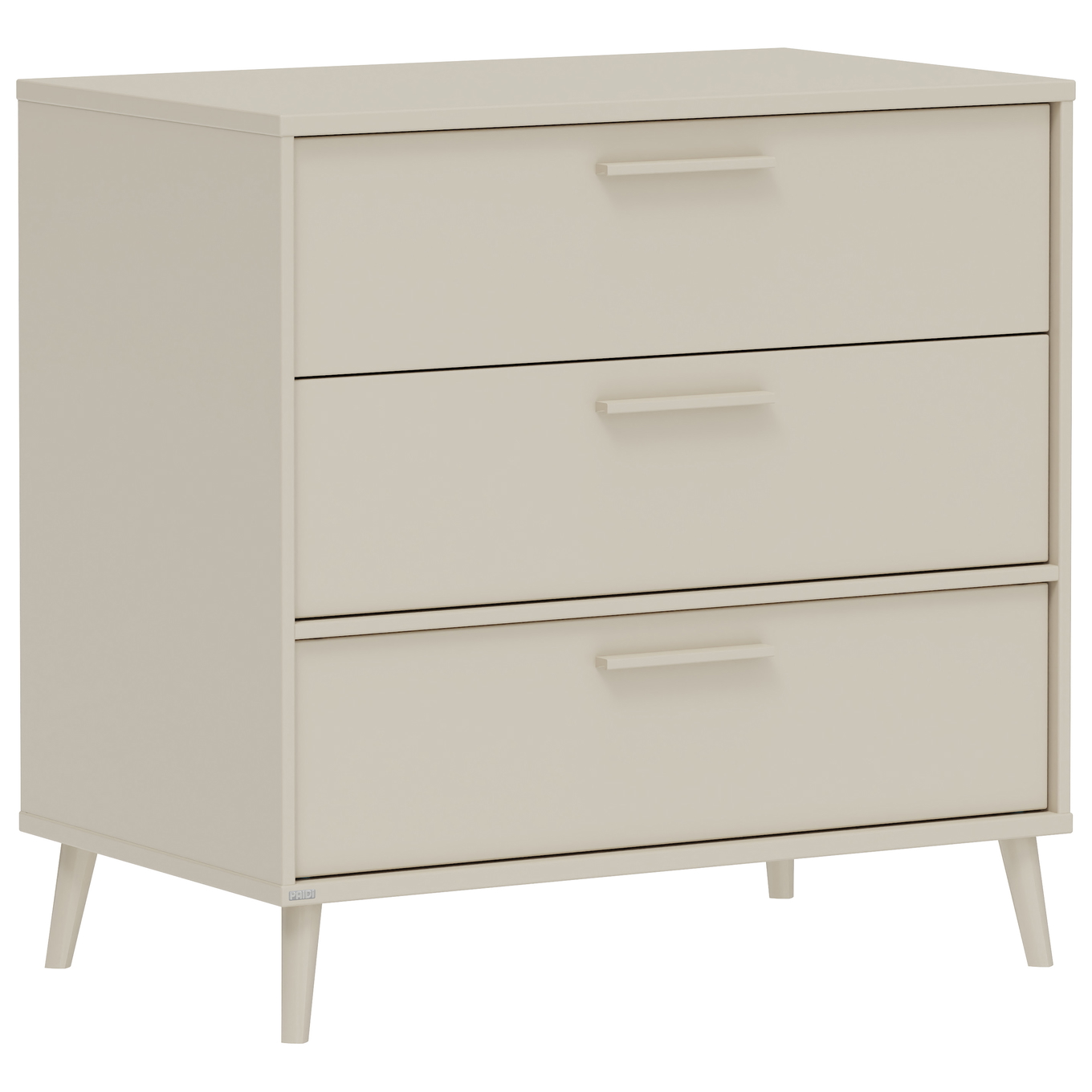 Kommode Eefje Schmal, Front Beige