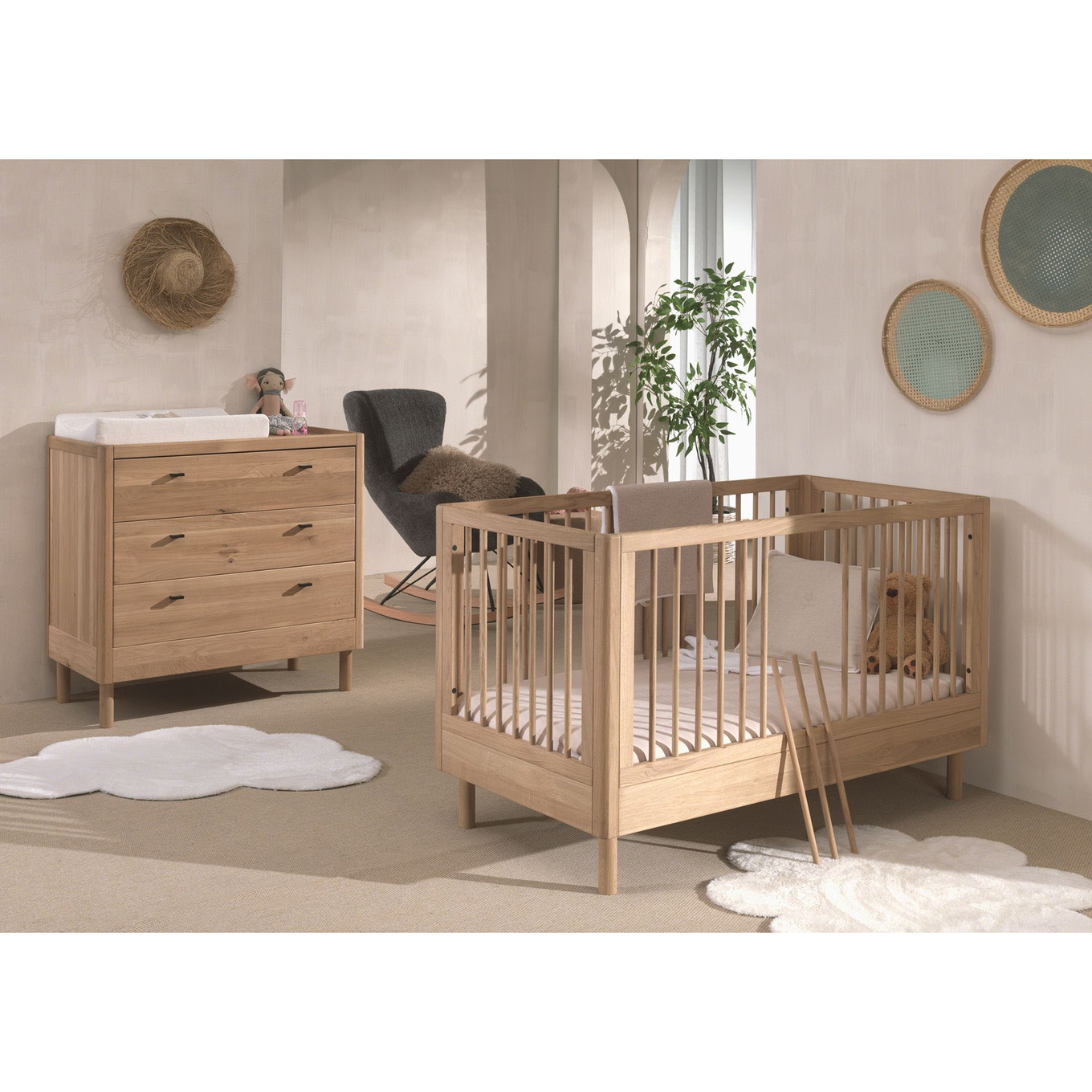 Babyzimmer Forrest Eiche 2-teilig Set #2