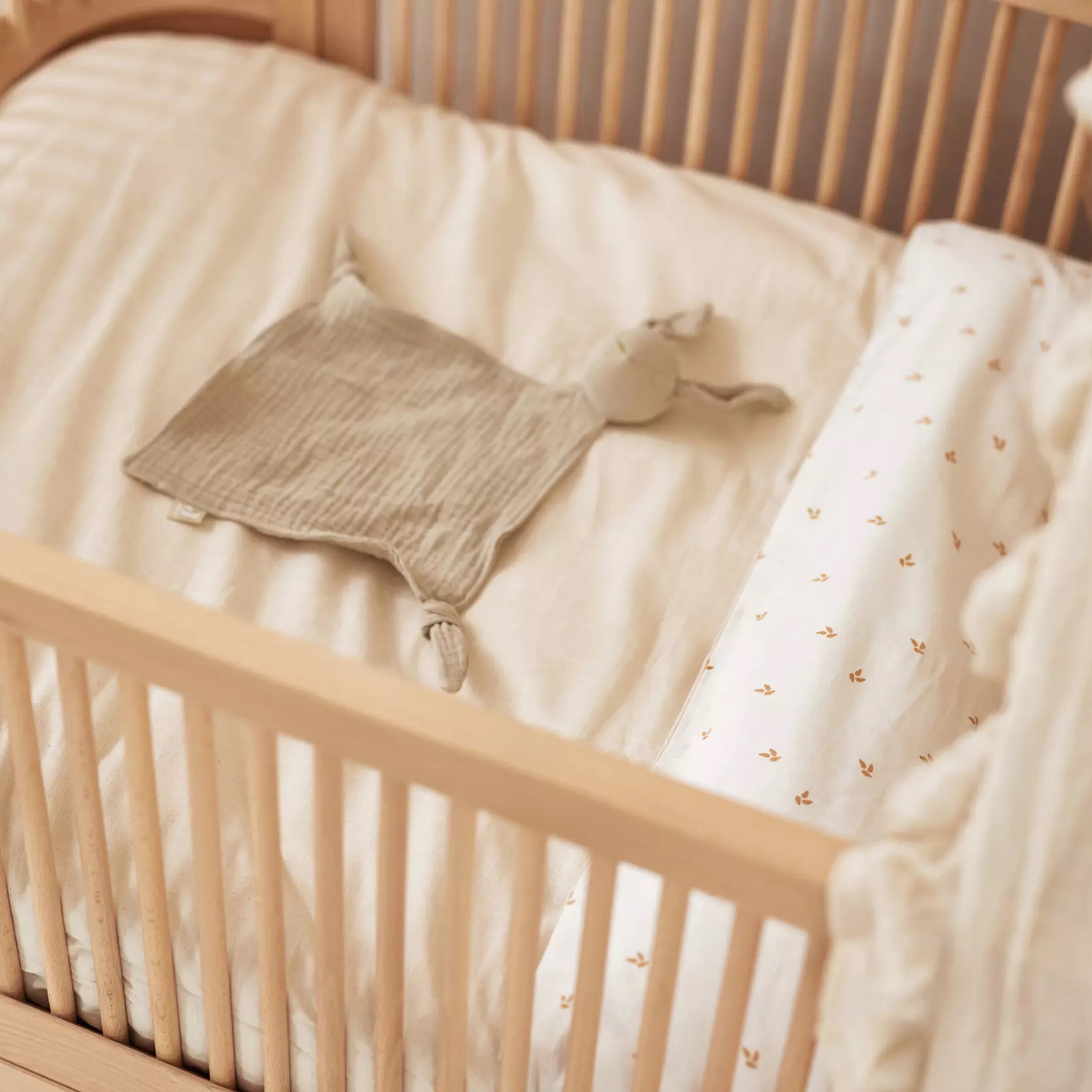 Schmusetuch Bunny Ears Olive #2