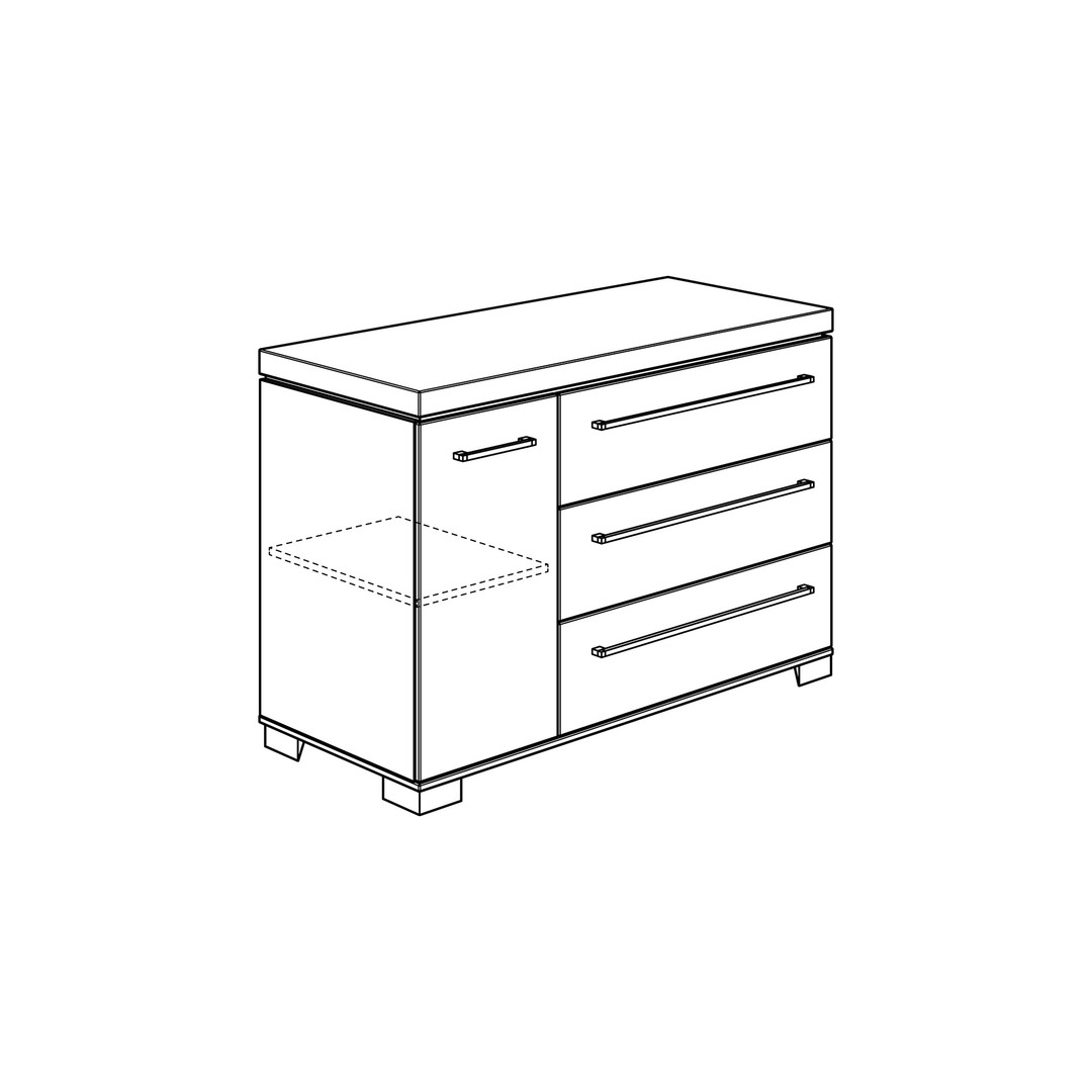 Kommode Kira Breit, Nautik 10