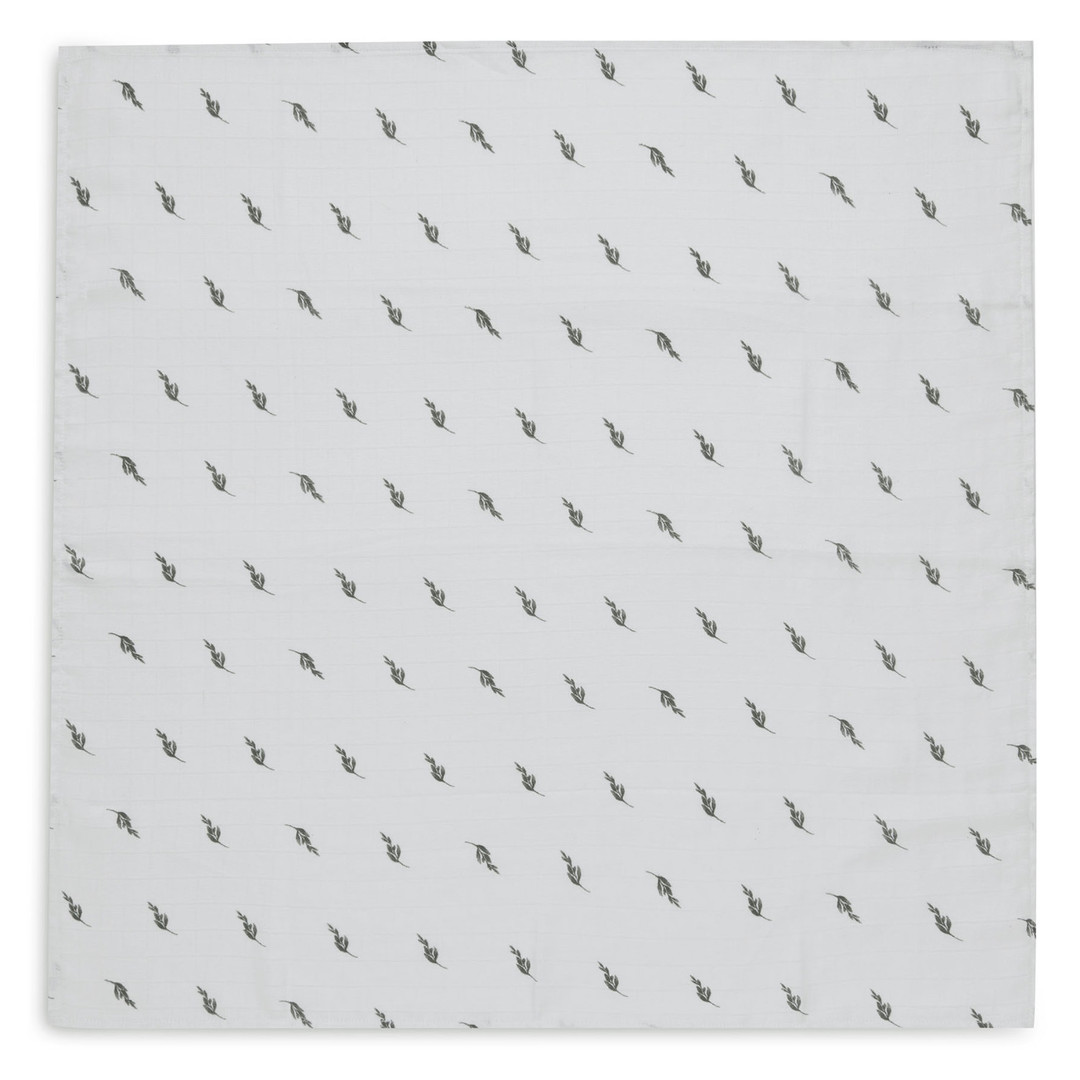 Spucktücher Stripe Olive Leaf Green 2er Set 4