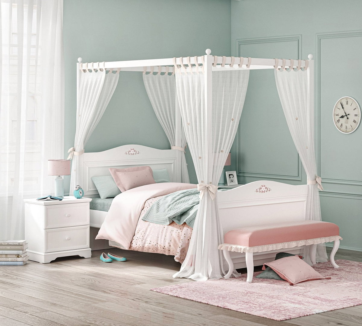 Vorhang Rustik für Himmelbett #2