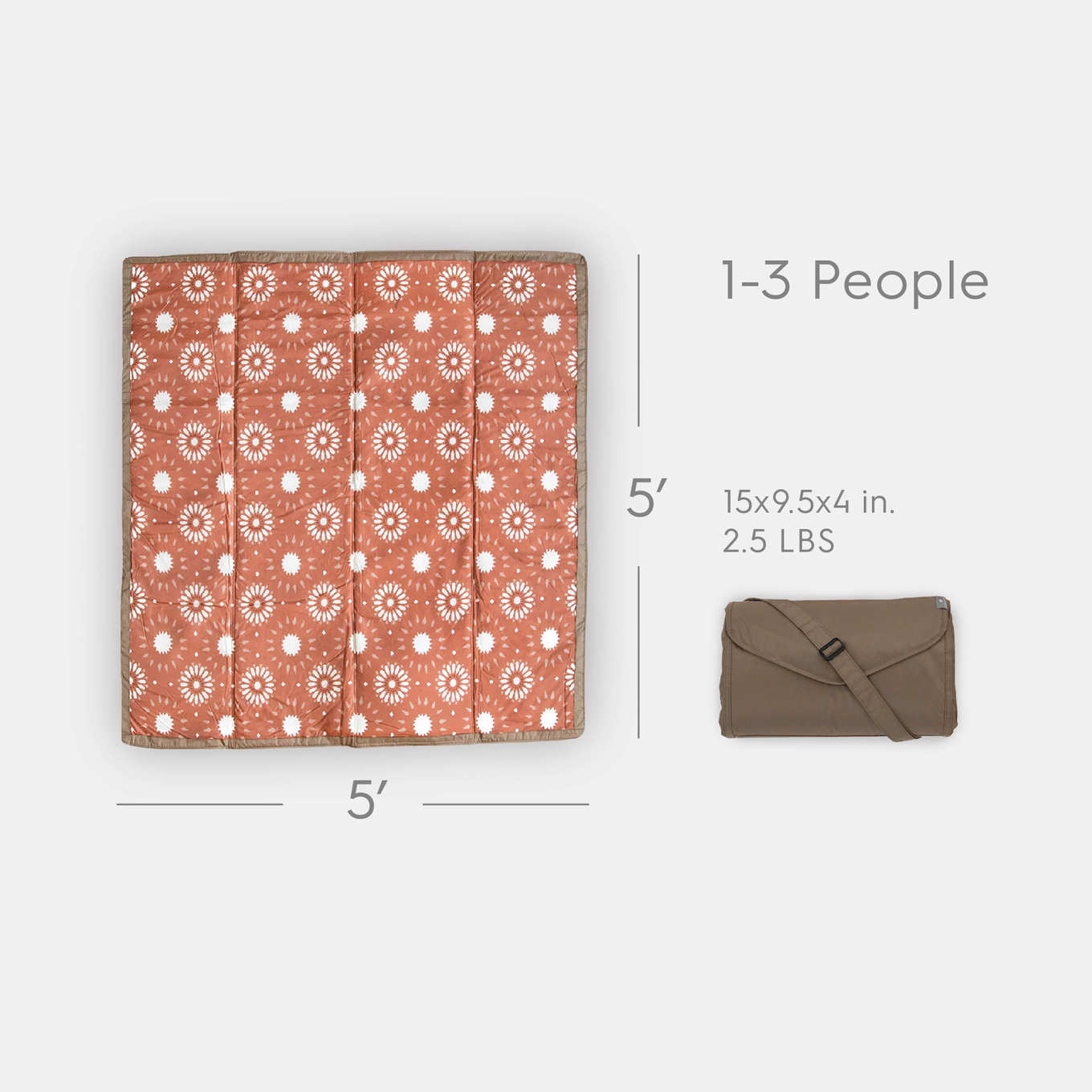 Picknick-Decke Sun Baked 152 x 152 cm 8