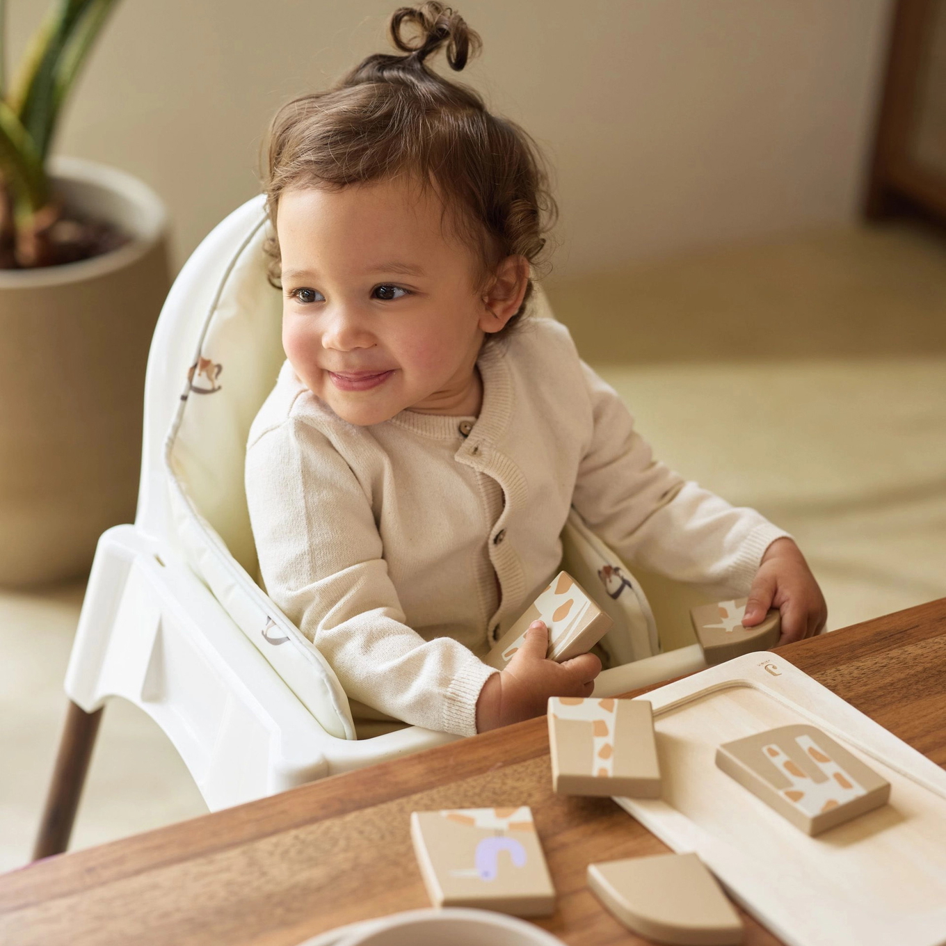 Puzzle aus Holz Giraffe 8