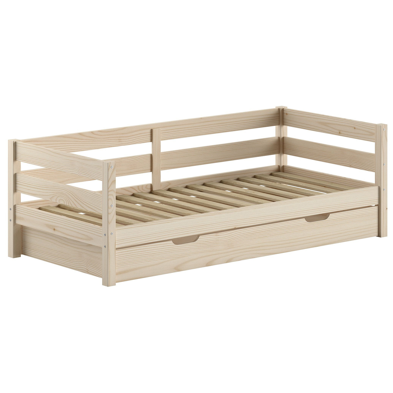 Kojenbett Margrit inkl. Ausziehkasten Natur