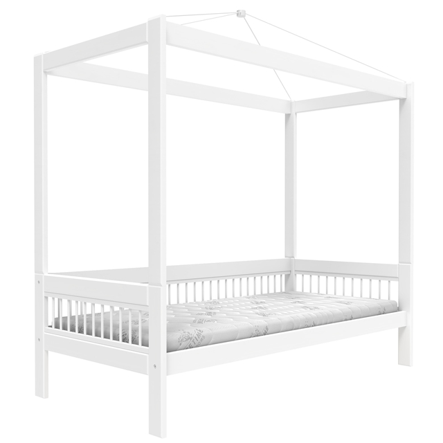 Himmelbett Breeze  Deluxe Lattenrost, Weiss