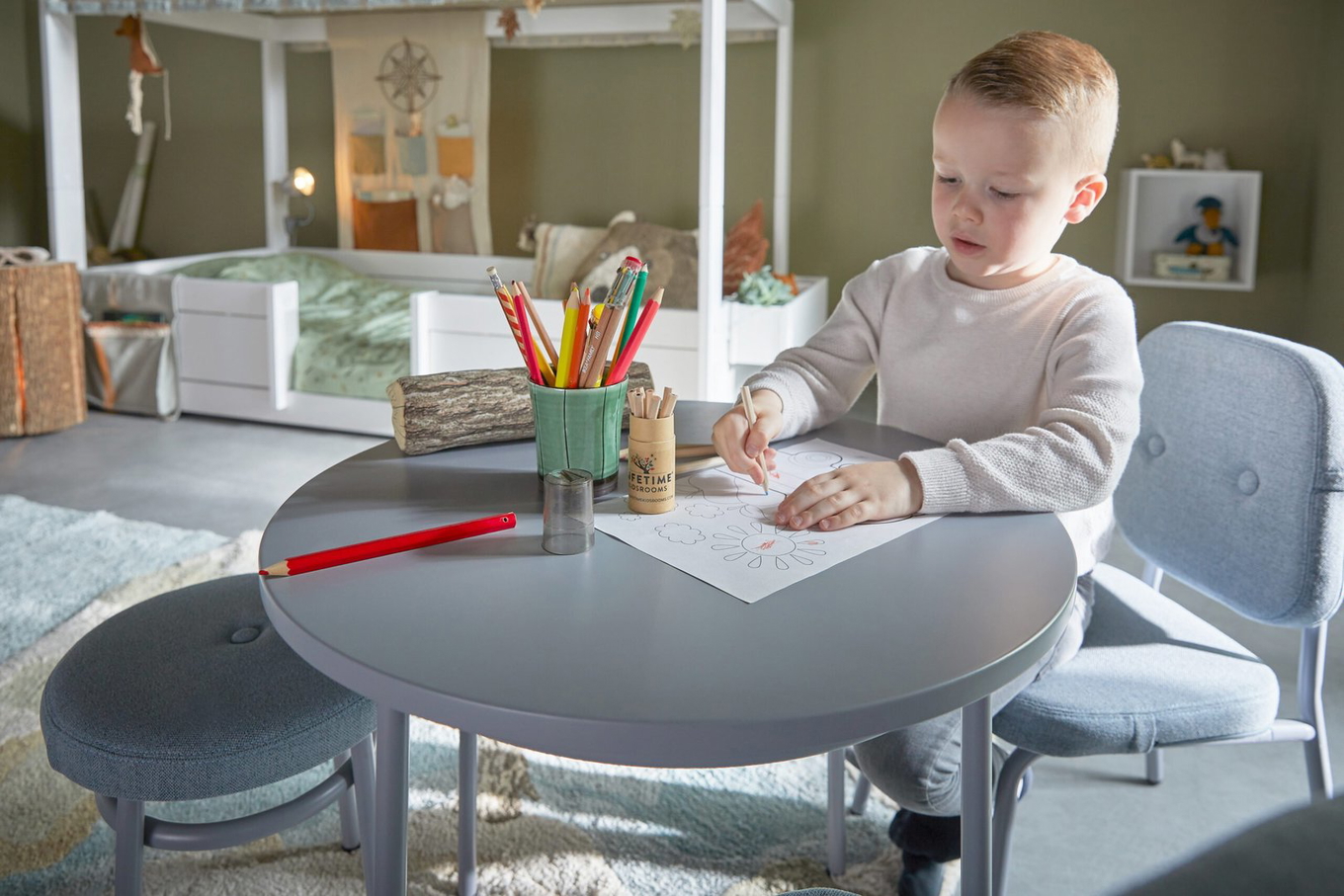 Kinderstuhl Chill Frosted Blue #2