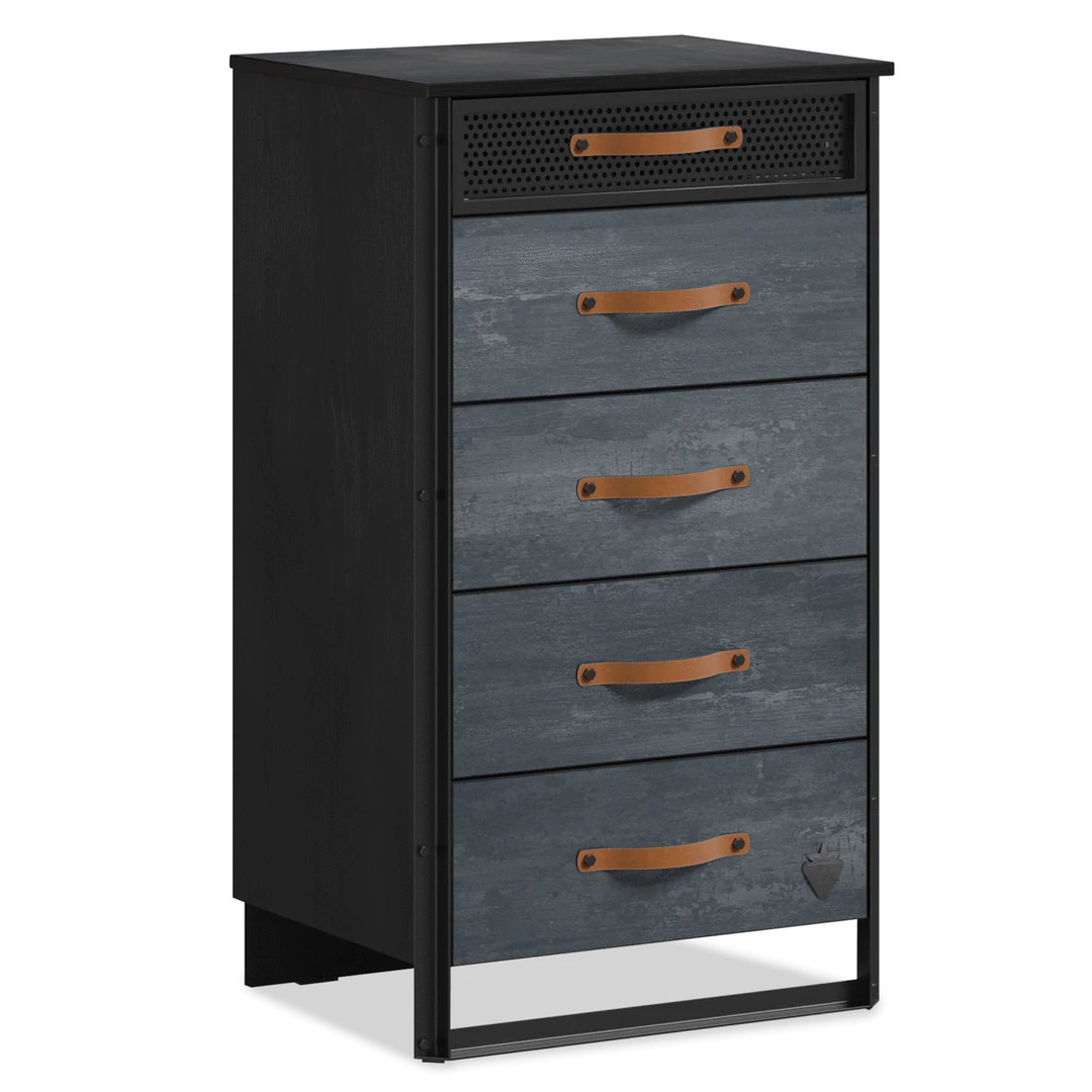 Hochkommode Dark Metal