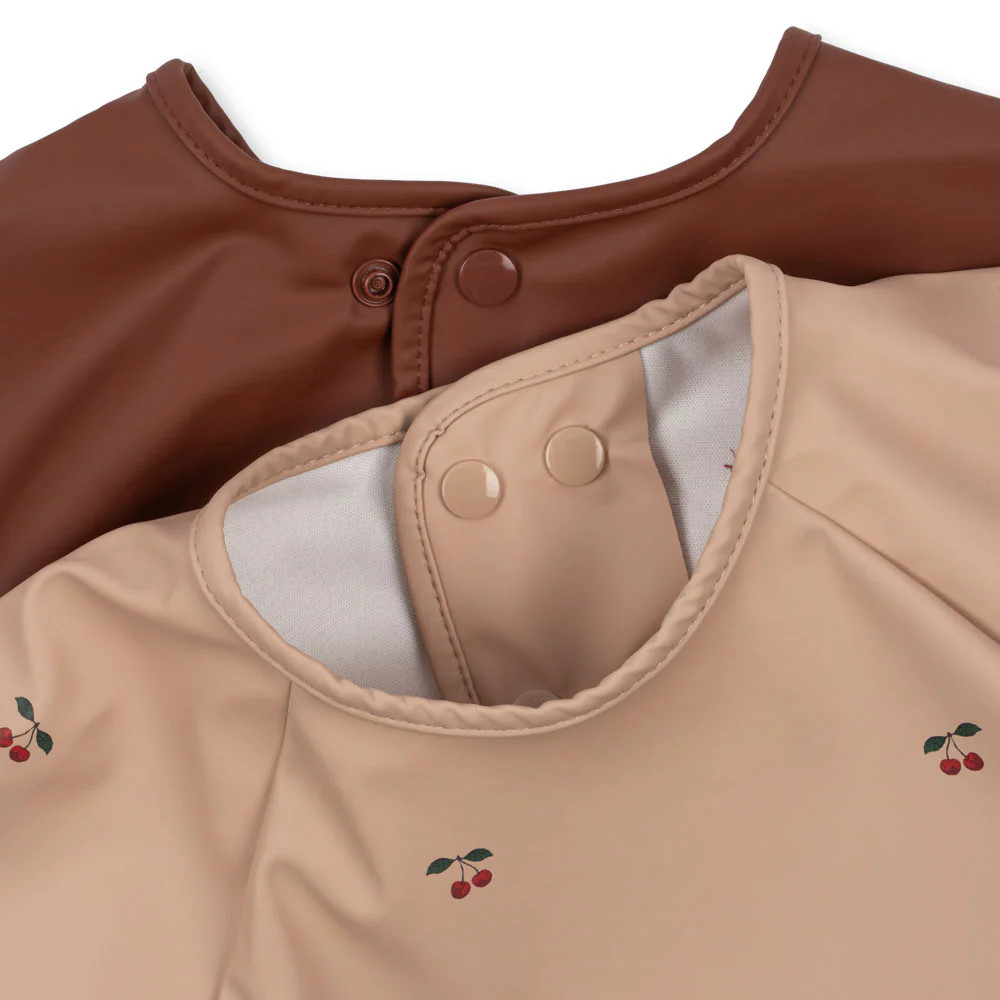 Lätzchen mit Ärmeln 2er Set Cherry #2