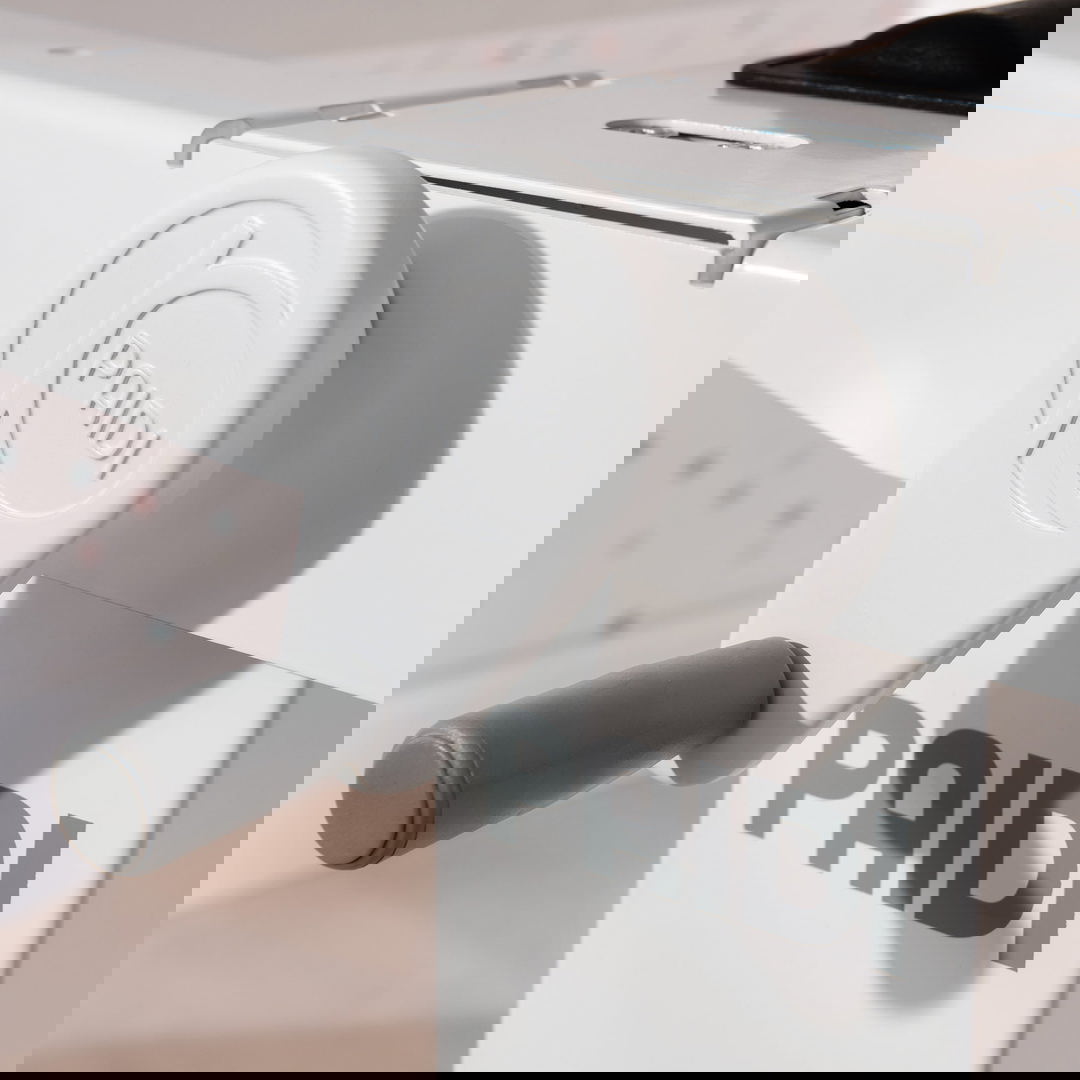 Schreibtisch Teenio 130 GT Weiss Platte Links Weiss, Grau #2