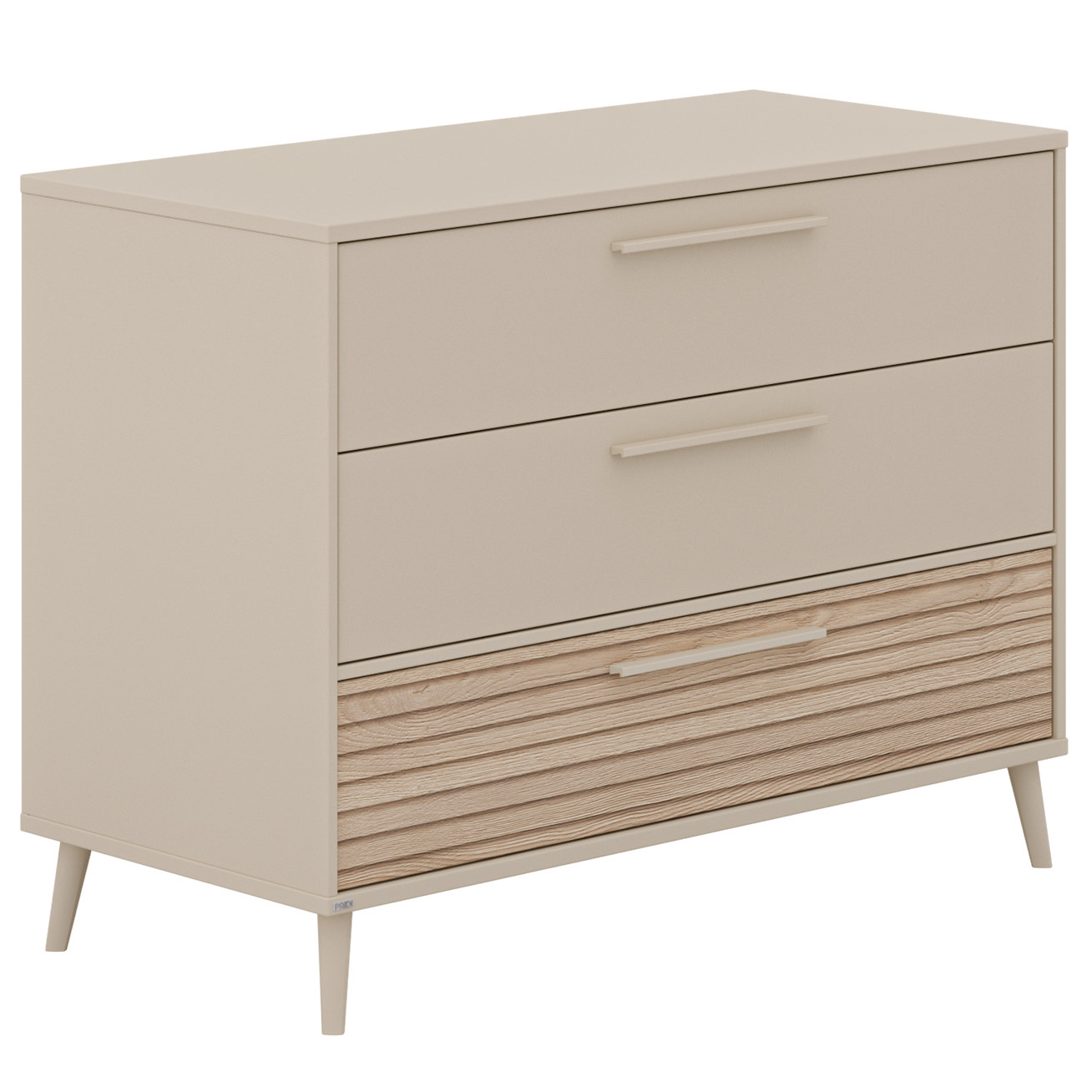 Kommode Eefje Breit, Front Groovy Oak