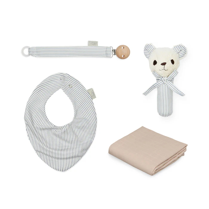 Geschenkbox Baby Essentials Classic Stripes Blue 3