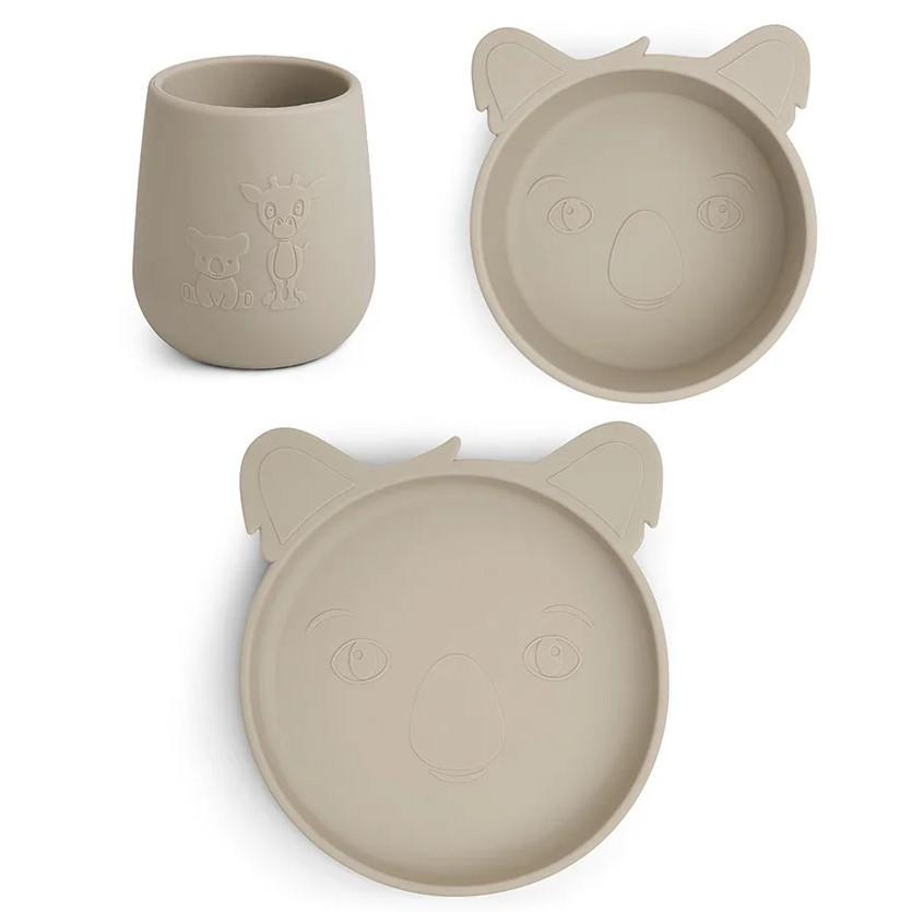 Silikon Geschirrset Judi Cobblestone