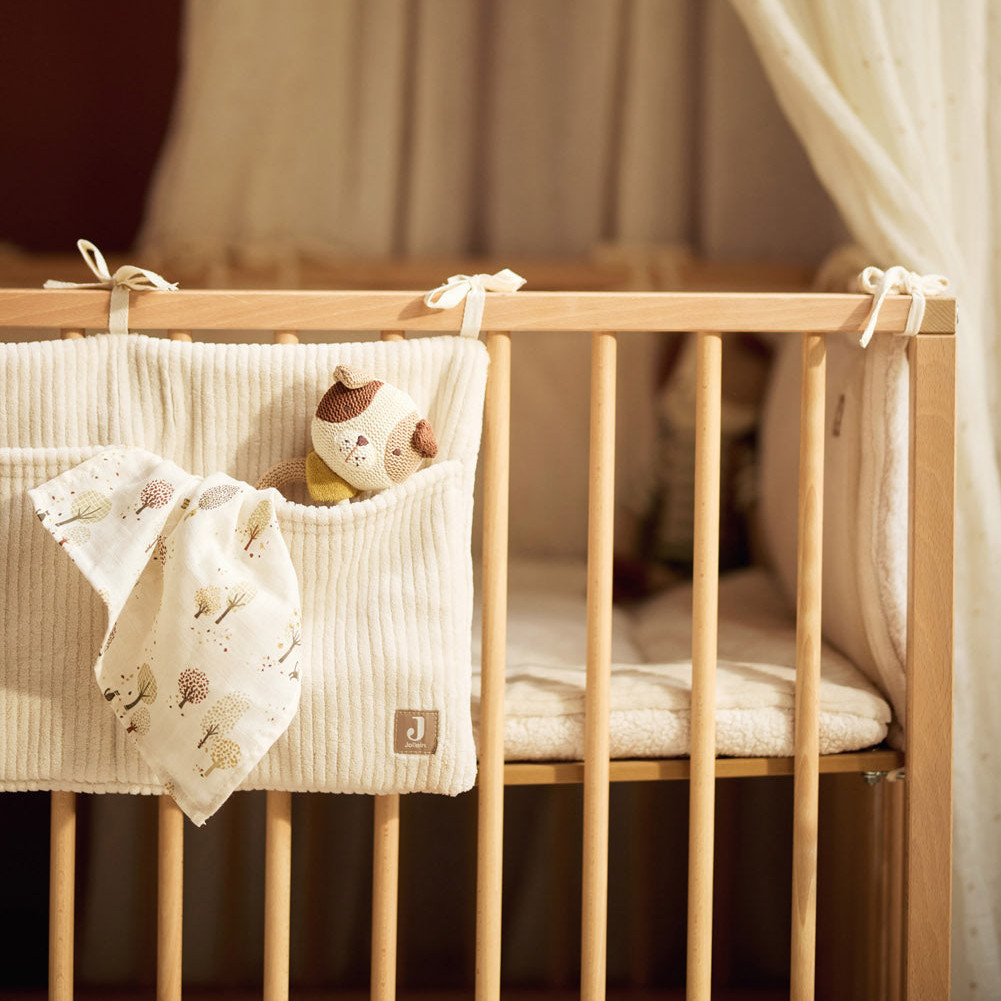 Betttasche Cloudy RIb Oatmeal 3