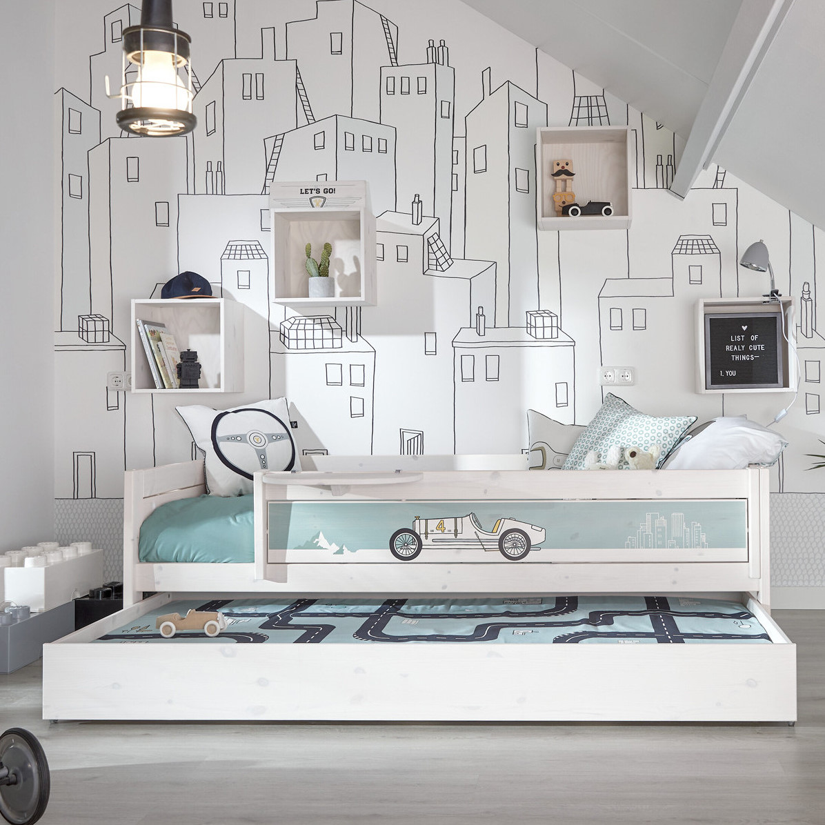 Ausziehkasten für Lifetime Betten Weiss lasiert #2