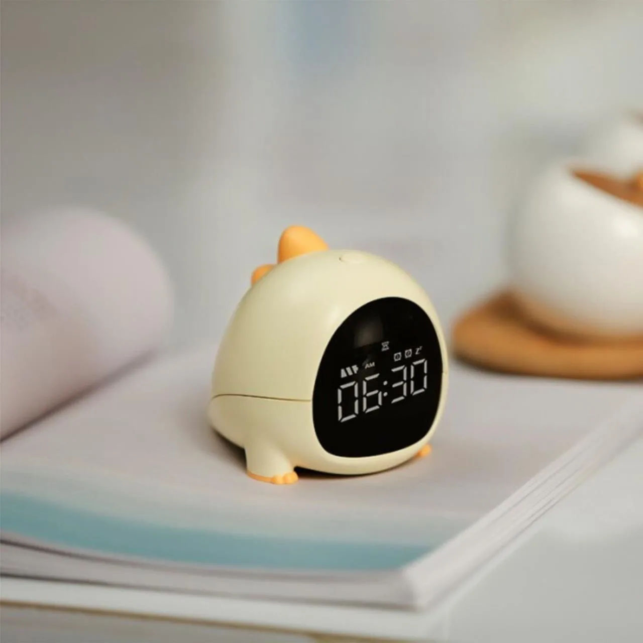 Wecker Kleiner Dino Gelb #2