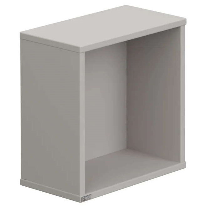 Wandregal Quadratisch Kieselgrau